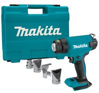 Makita LXT Series XGH02ZK Variable Temperature Heat Gun, Tool Only, 18 V, 6 Ah, 7.1 cfm Air, 1022 deg F