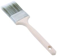 Linzer 2862-2.5 Paint Brush, 2-1/2 in W, 2-3/4 in L Bristle, Nylon/Polyester Bristle, Flat Sash Handle