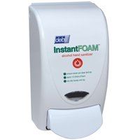 North American Paper SAN1LDS Hand Sanitizer Dispenser, 1 L, White