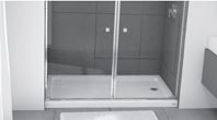 Bootz 010-1100-00 Shower Base, 60 in L, 32 in W, 5 in H, Steel, White, Alcove Installation