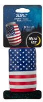 Nite Ize SlapLit SLDW-USA-R3 LED Drink Wrap, Rubber