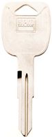 Hy-Ko 11010B101 Key Blank, Brass, Nickel, Pack of 10