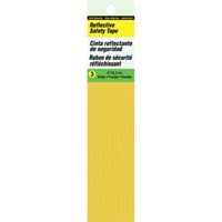 Hy-Ko TP-3Y Reflective Safety Tape, 6 in L, Yellow, Pack of 5