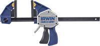 Irwin QUICK-GRIP 1964712/2021412N Bar Clamp/Spreader, 600 lb, 12 in Max Opening Size, 3-5/8 in D Throat