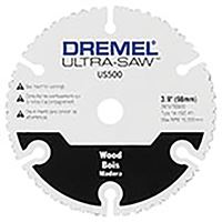 Dremel US500-01 Cutting Wheel, 4 in Dia, 0.3 in Thick, 3/8 in Arbor, Carbide Abrasive