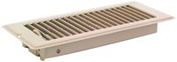 US Hardware V-057IB Floor Register, 1-5/16 in L, Steel, Brown