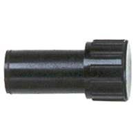 Raindrip R304CT Compression Hose End Plug, 5/8 in, ABS, Black