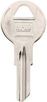 Hy-Ko 11010B5 Key Blank, Brass, Nickel, For: Briggs and Stratton Cabinet, House Locks and Padlocks, Pack of 10