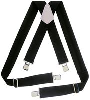 CLC Tool Works Series 5121 Work Suspender, Elastic, Black