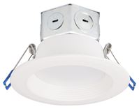 Boston Harbor DL4-051-3K Recessed LED Kit, Steel & Aluminum, White, 1-Piece