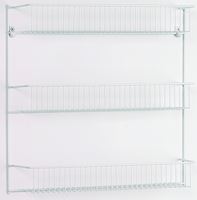 ClosetMaid 8022 Wall Rack, Steel, White, Pack of 6