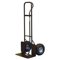 Milwaukee Hand Truck 49977 Hand Truck, 14 in W Toe Plate, 12 in D Toe Plate, 1000 lb, Pneumatic Caster