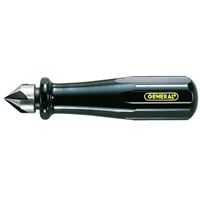 General 196 Hand Reamer and Countersink Tool, 0.75 in, Steel Blade