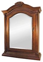 Foremost Wingate Series WIC2533 Medicine Cabinet, 24-7/8 in OAW, 9-1/2 in OAD, 33-1/8 in OAH, Antique Deep Cherry