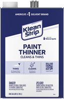 Klean Strip GKPT94002P Paint Thinner, Liquid, Free, Clear, Water White, 1 gal, Can, Pack of 4