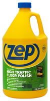 Zep ZUHTFF128 Floor Polish, 1 gal Can, Liquid, Mild Ammonia, Milk/Translucent White