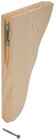 Waddell 1355 Keyhole Corbel, Pine Wood, Pack of 20