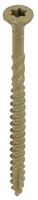 GRK Fasteners DECK ELITE 19158 Deck Screw, #9 Thread, 1-5/8 in L, Coarse, W-Cut Thread, Bugle Head, Star Drive, Steel