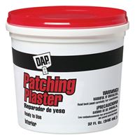 DAP 52084 Patching Plaster, Paste, Slight, White, 1 qt Tub