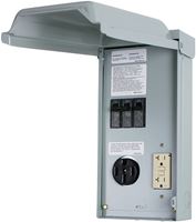 GE GE1LU502SS RV Outlet Box, 70 A, 120, 240 V, Surface