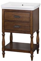 Craft + Main Cherie Series CHNVT2435 Vanity Combo, 22-1/8 in W Cabinet, 16-3/4 in D Cabinet, 32-5/8 in H Cabinet