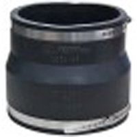 Fernco P1002-64 Stock Coupling, 6 x 4 in, PVC, Black, 4.3 psi Pressure