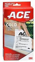 ACE 207514 Instant Cold Compress, 2-Piece, White