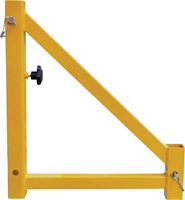 ProSource YH-TR001-2 Scaffold Outrigger, Steel, Yellow, Powder Coated, For: 8795478 Model Scaffold