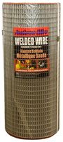 Jackson Wire 10041514 Welded Garden Fence, 10 ft L, 24 in H, 1 x 2 in Mesh, 14 Gauge, Galvanized