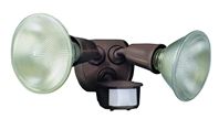 Designers Edge L6003BR Flood Light, 120 V, 240 W, 2-Lamp, Incandescent Lamp, Metal Fixture