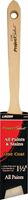 Linzer WC 2140-1.5 Paint Brush, 1-1/2 in W, 2-1/2 in L Bristle, Polyester Bristle, Sash Handle