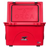 Orca ORCRE040 Cooler, 40 qt Cooler, Red, Up to 10 days Ice Retention