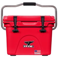 Orca ORCRE/RE020 Cooler, 20 qt Cooler, Red, 10 days Ice Retention