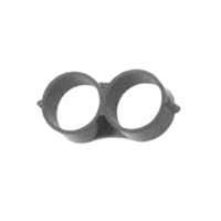 Raindrip R301CT Hose End Clamp, 1/2 in Hose, Poly