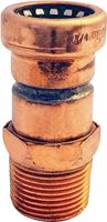 EPC 904 Series 10170750 Adapter, 3/4 in, Sweat x Male x Push-Fit, Copper, 200 psi Pressure