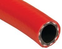 Abbott Rubber T18025001 Contractor Grade Air Hose, 1/4 in ID, 200 ft L, PVC/Polyester, Red