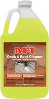 M-1 DRC1G Deck Cleaner, Liquid, Mild, Yellow, 1 gal, Bottle, Pack of 4