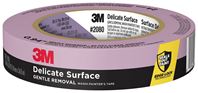 Scotch 2080-24EC Painters Tape, 60 yd L, 0.94 in W, Paper/Polyethylene Film Backing, Purple