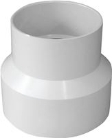 IPEX 414217BC Sewer Increaser Coupling with Stop, 4 x 3 in, Hub, PVC, White