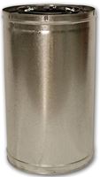 Comfort Flame 18-8DM Chimney Pipe, 12-3/8 in OD, 18 in L, Galvanized Steel