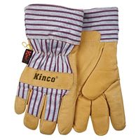 Heatkeep 1927-M Protective Gloves, Mens, M, Wing Thumb, Palamino