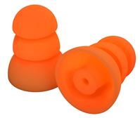 Plugfones ComforTiered Series PRP-SO10 Replacement Plugs, 26 dB NRR, Silicone Ear Plug, Orange Ear Plug