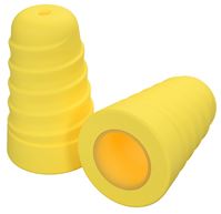 Plugfones ComforTwist Series PRP-FY10 Replacement Plugs, 23 dB NRR, Foam Ear Plug, Yellow Ear Plug