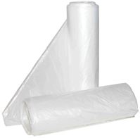 ALUF Plastics Hi-Lene Series HCR-334016C Anti-Microbial Coreless Can Liner, 33 gal, HDPE, Clear