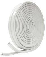 Frost King V28WA Weatherseal Tape, 3/8 in W, 17 ft L, EPDM Rubber, White