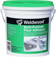 DAP 00141 Floor Adhesive, Off-White, 1 qt Pail