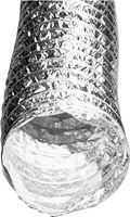 Builders Best 110224 Foil Duct, 8 ft L, Class 1 Pressure Class, Aluminum/Polyester