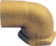 Elkhart Products 10156794 Pipe Elbow, 3/4 in, Compression x Female, 90 deg Angle, Brass