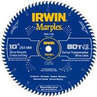 Irwin 1807370 Circular Saw Blade, 10 in Dia, 5/8 in Arbor, 80-Teeth, Carbide Cutting Edge