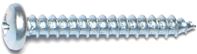 Midwest Fastener 03252 Screw, #10 Thread, Coarse Thread, Pan Head, Phillips Drive, Self-Tapping, Sharp Point, Steel, 100/PK